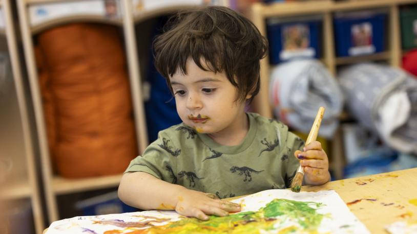 Boy Painting